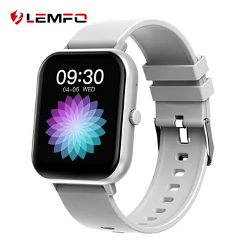 LEMFO Умен Часовник За Мъже И Жени Bluetooth Предизвикателство Тест Здравето на Спортни Режими на Потребителски Циферблат Водоустойчив Смарт Часовници 2023 За Android и iOS