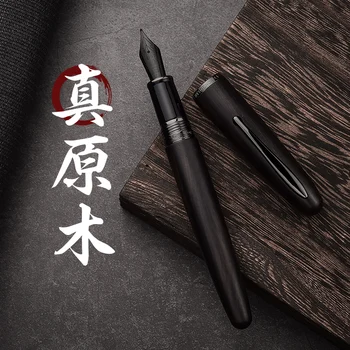LT Hongdian 660 Дървена писалка на ръчен труд, с висококачествена дръжка от махагон Jupiter EF/F, чернильная писалка за писане в подарък