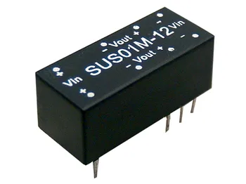 MEAN WELL Серия SUS01 5V 9V 1W SMD DC-DC Нерегламентирани Однопроцессорный Конвертор с вграден Електромагнитни емисии