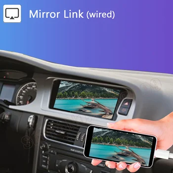 MMI 3G Система Экранный Адаптер Android За Audi Q3/Q5/Q7 Безжичен Интерфейс на Apple CarPlay ОЕМ Модул Огледално Връзка AirPlay