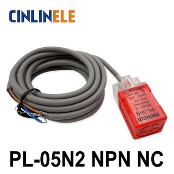 PL-05N2 5 mm сензор vdc NPN NC Cube shell индуктивен Екран екран тип безконтактен превключвател LP05 сензор за близост 17*17*35