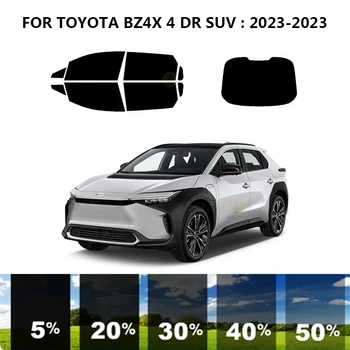 Precut nanoceramics car UV Window Tint Kit Автомобили Фолио За прозорци на TOYOTA BZ4X 4 DR SUV 2023