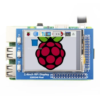 Raspberry Pi 3Б + 2,4-инчов 26P SPI TFT LCD екран с адаптерной плащане ILI9341 Drive IC 320 (RGB) * 240 (без такса Raspberry Pi)