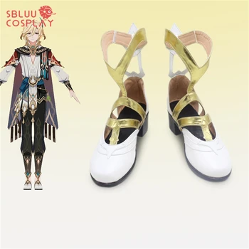 SBluuCosplay Genshin Impact Cosplay Kaveh Cosplay Обувки по поръчка