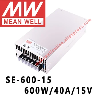 SE-600-15 Mean Well захранване с един изход 600 W/40А/15 vdc онлайн магазин meanwell