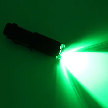 SK68 5W тактически фенер XP-E с зелена светлина, led фенерче, лампа с увеличение, светкавица, светлина за ловно оръжие/пушка