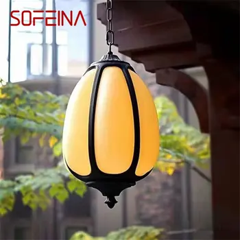 SOFEINA Класически доломитовый окачен лампа външна led лампа водоустойчив за украса на дома: коридор