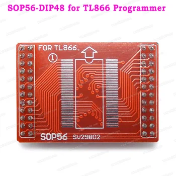 SOP56 Прост Адаптер PSOP56 Жак за TL866A TL886CS TL866II PLUS Програмист TSOP32 TSOP40 TSOP48