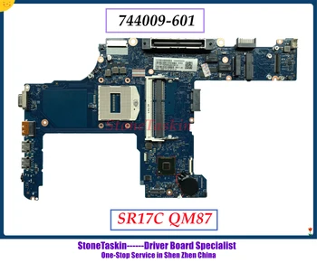 StoneTaskin Отлично Качество MB 744009-601 За HP ProBook 640 G1 650 G1 дънна Платка на лаптоп rPGA947 SR17C QM87 DDR3 100% Тествана