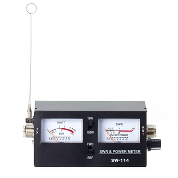 SW-114 електромера КСВ/RF/напрежение поле за измерване на относителната мощност 3 функции аналогов