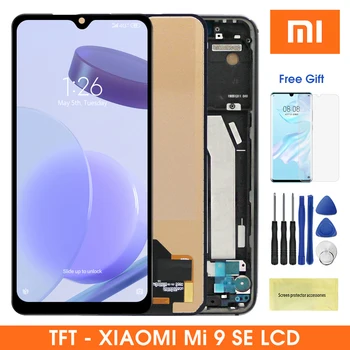 tft Екран за Xiaomi Mi 9 SE M1903F2G LCD дисплей на Цифров Сензорен Екран възли с Подмяна на рамка за Xiaomi Mi9SE Mi9 SE