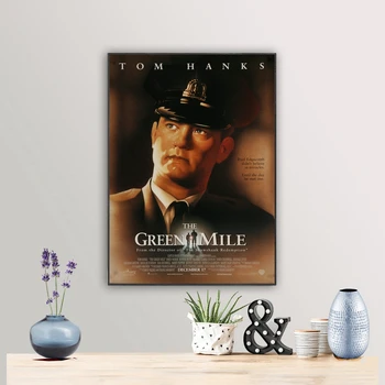 The green mile - плакат на филма 1999 Начало декор Класическа корица на филма платно Снимка на плакат печат стенни живопис