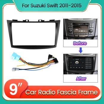 TomoStrong за Suzuki Swift 4 2011-2015 радиото в автомобила рамка панел на арматурното табло на захранващия кабел CANBUS