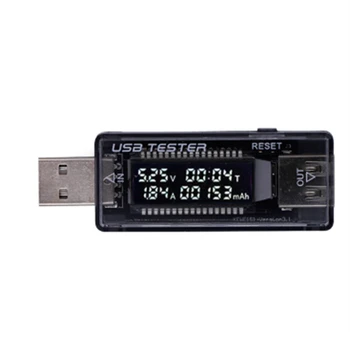 USB QC2.0 3,0, тестер капацитет зарядно устройство с ток и напрежение, USB 3-20 В електромера зарядно устройство, волтметър