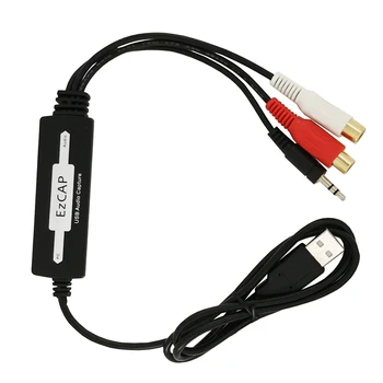 USB-касета за запис на CD/MP3 MP3 WMA конвертор WAVE Запис и Редактиране на аудио в цифров формат RCA R/L