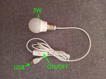 USB-лампа 10 W 5 W 3 W USB-лампа за къмпинг USB-лампа за къмпинг USB 5 В Лампа 5 W USB-лампа 10 W USB-палатки