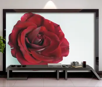 WELLYU 3D Потребителски тапети снимка любовник розова вода от мъниста ТЕЛЕВИЗИЯ фон на стената начало декор дневна спалня стенописи, 3D тапети