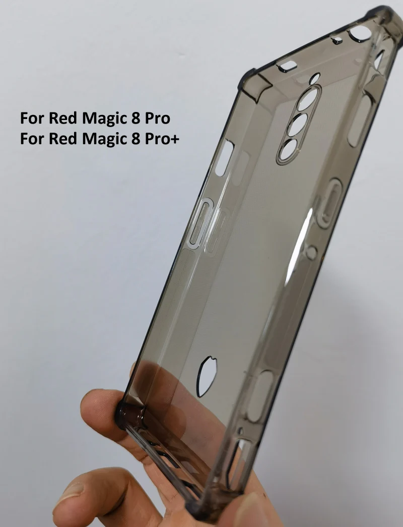 Калъф IMAK за ZTE Nubia Red Magic 7 6 8 Pro, устойчиви на спад, мек силиконов калъф от TPU, прозрачен