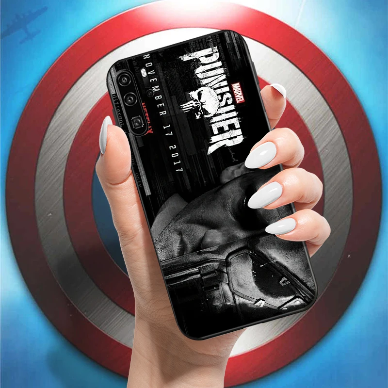 Marvel Punisher Франк Касъл За Huawei P30 P30 Lite P30 Pro Калъф За Телефон Делото Funda Cases Корпуса Течен Силиций Мек Калъф от TPU