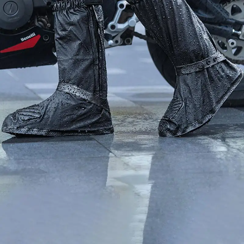 Непромокаема мушама за мотоциклет, колоездене, под наем, мъже и жени, за многократна употреба бахилы, Защитни капаци за обувки
