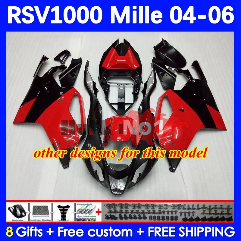 RSV-1000 За Aprilia RSV1000R Mille RV60 RSV1000RR 139No.96 RSV 1000 04 05 06 RSV1000 R RR 2004 2005 2006 Кожух, сребърен и черен