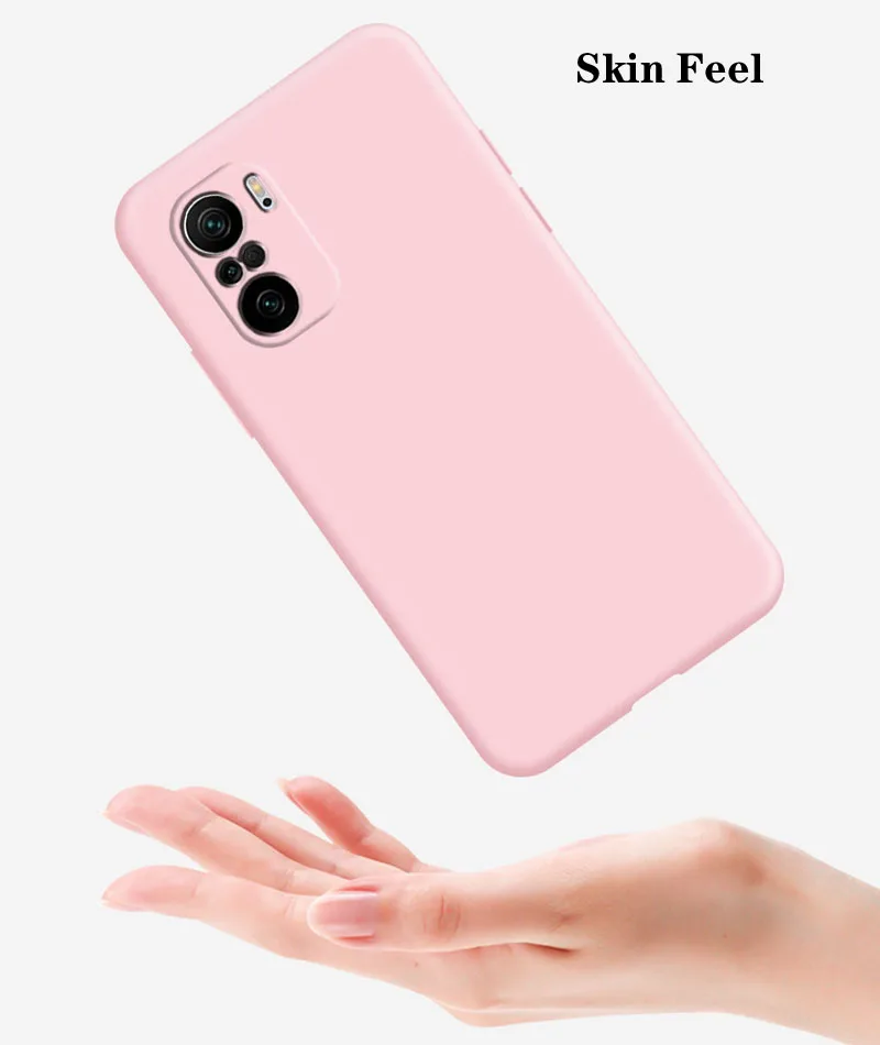 Луксозен Силиконов Калъф За Телефон Със Защитата на Камерата Xiaomi Poco F3 Cover Redmi K40 Pro устойчив на удари Мек Калъф От TPU Poco F3 Cases