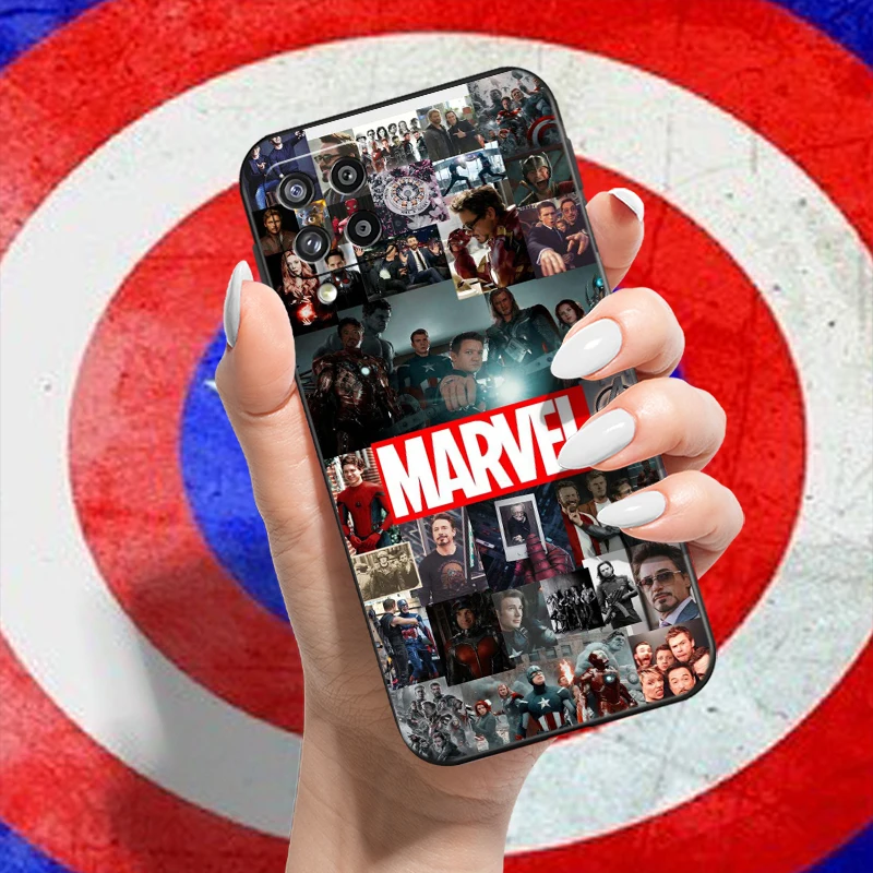 Калъф Marvel Отмъстителите За Samsung Galaxy A42 5G Калъф За Телефон Carcasa TPU устойчив на удари Мек Калъф Funda Пълна Защита
