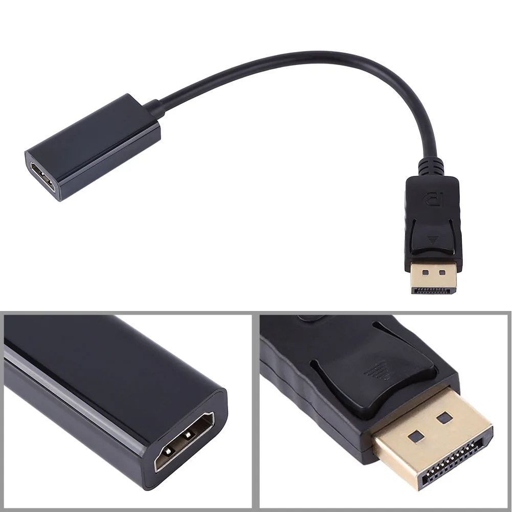 Адаптер конвертор DP Displayport Male to HDMI Female за PC HP/DELL