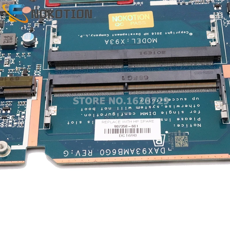 NOKOTION 907358-601 907358-001 911246-001 За HP 445 G4 455 G4 дънна платка на лаптоп DAX93AMB6G0 A9-9410 процесор DDR3