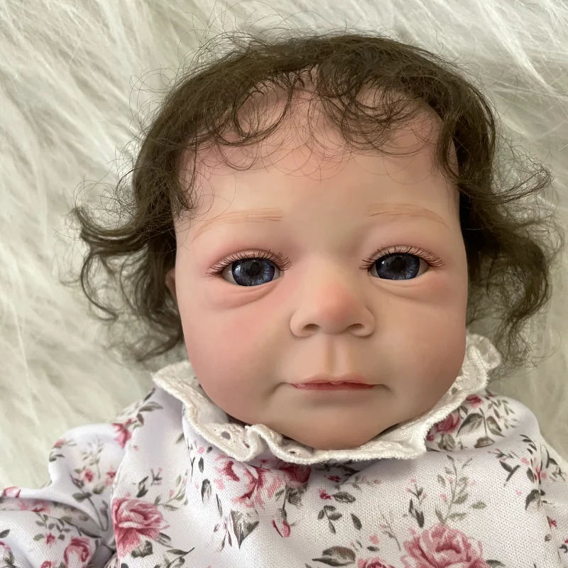 48 см Felicia Bebe Reborn Baby Doll Готова Възстановената Боядисана С Вкоренените Коса Благородна Кукла-Реборн За Подарък на едно Момиче