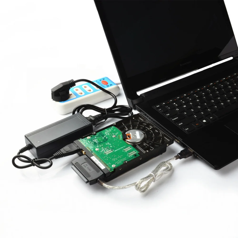 Кабел USB 2.0 за IDE SATA 3 в 1 S-ATA 2,5 3,5-инчов твърд диск HDD Адаптер конвертор, Кабел за PC, лаптоп