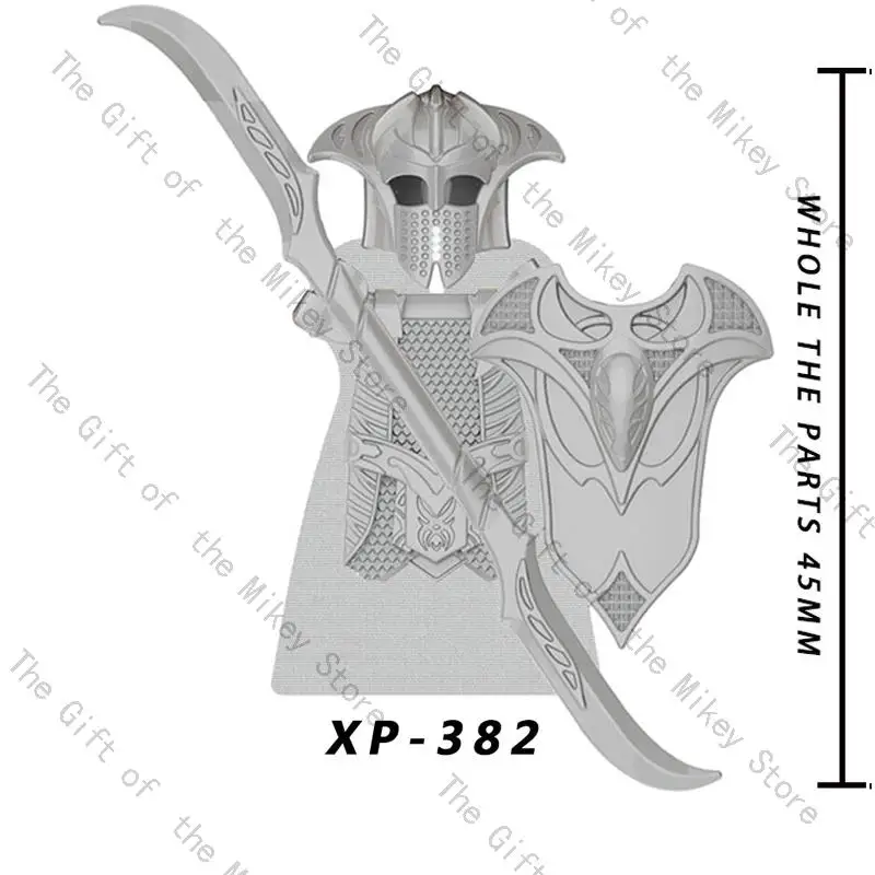 Това е една Продажба на Средновековен Рицар Елфи Фигурки на Войници от Строителни Блокове Аксесоари Оръжия Играчки За Деца, Подарък X0315 KT1050