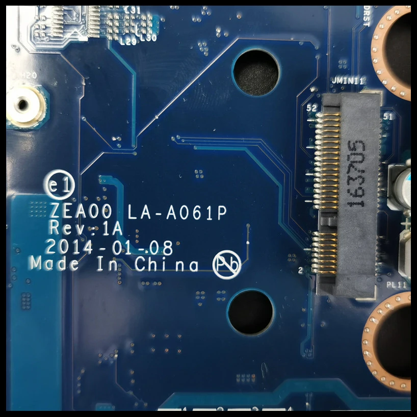 Висок клас дънна Платка ZEA00 LA-A061P за Lenovo C560 AIO 90005377 
