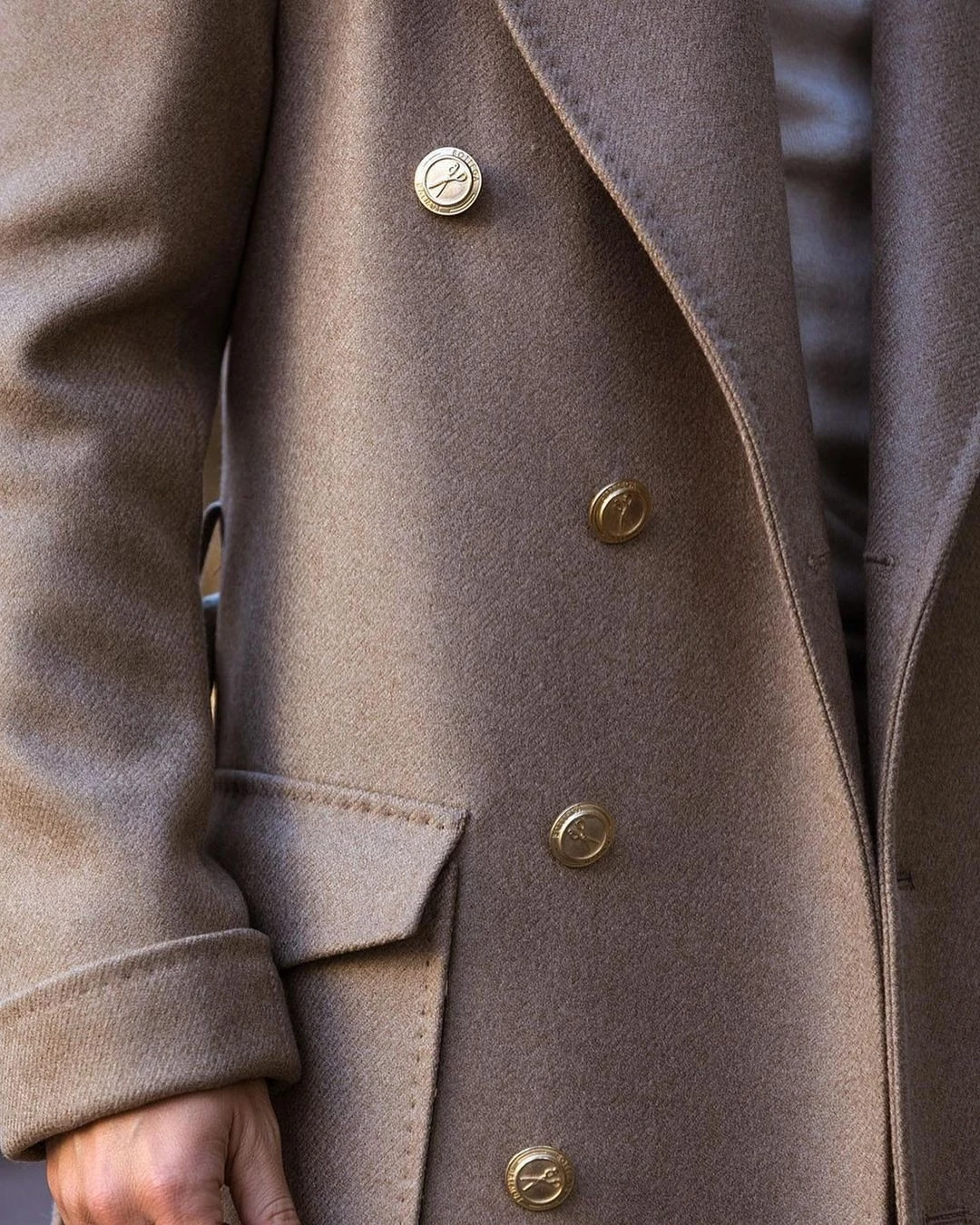 Ежедневното модно вълна палто, мъжки гъст, сшитое на поръчка двубортное дълга козина дълъг, зимата е топло яке
