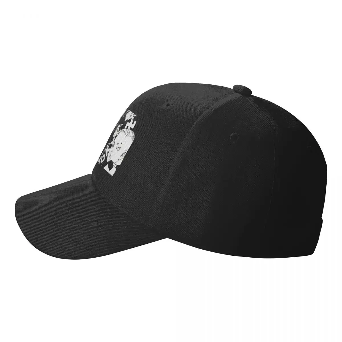 Черна бейзболна шапка с образа на герой, детска шапка Icon, шапка за жени и мъже