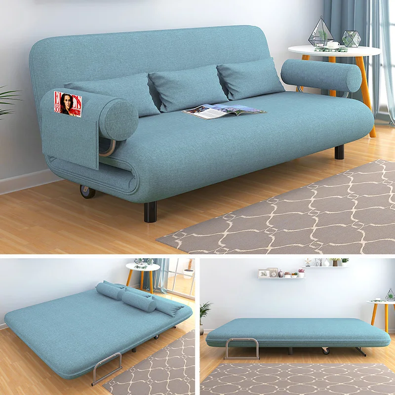 Голям разтегателен диван, кърпи, сгъваема домашна хол, лесен модерен диван за хол, многофункционален диван-стол