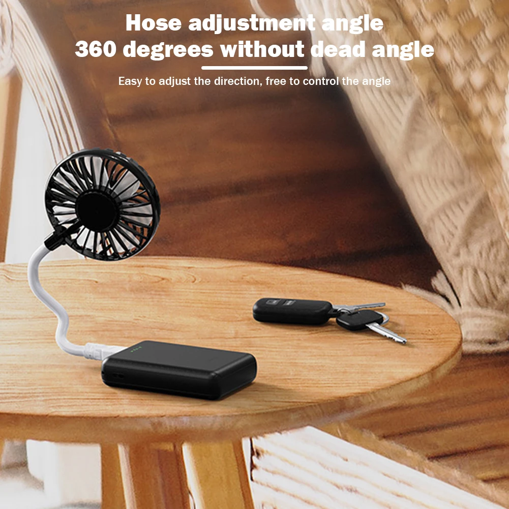 Мини USB вентилатор, гъвкави охлаждащи безжични електрически ръчни вентилатори, Портативни годишният хладен вентилатор за лаптоп USB-фенове на Power Bank