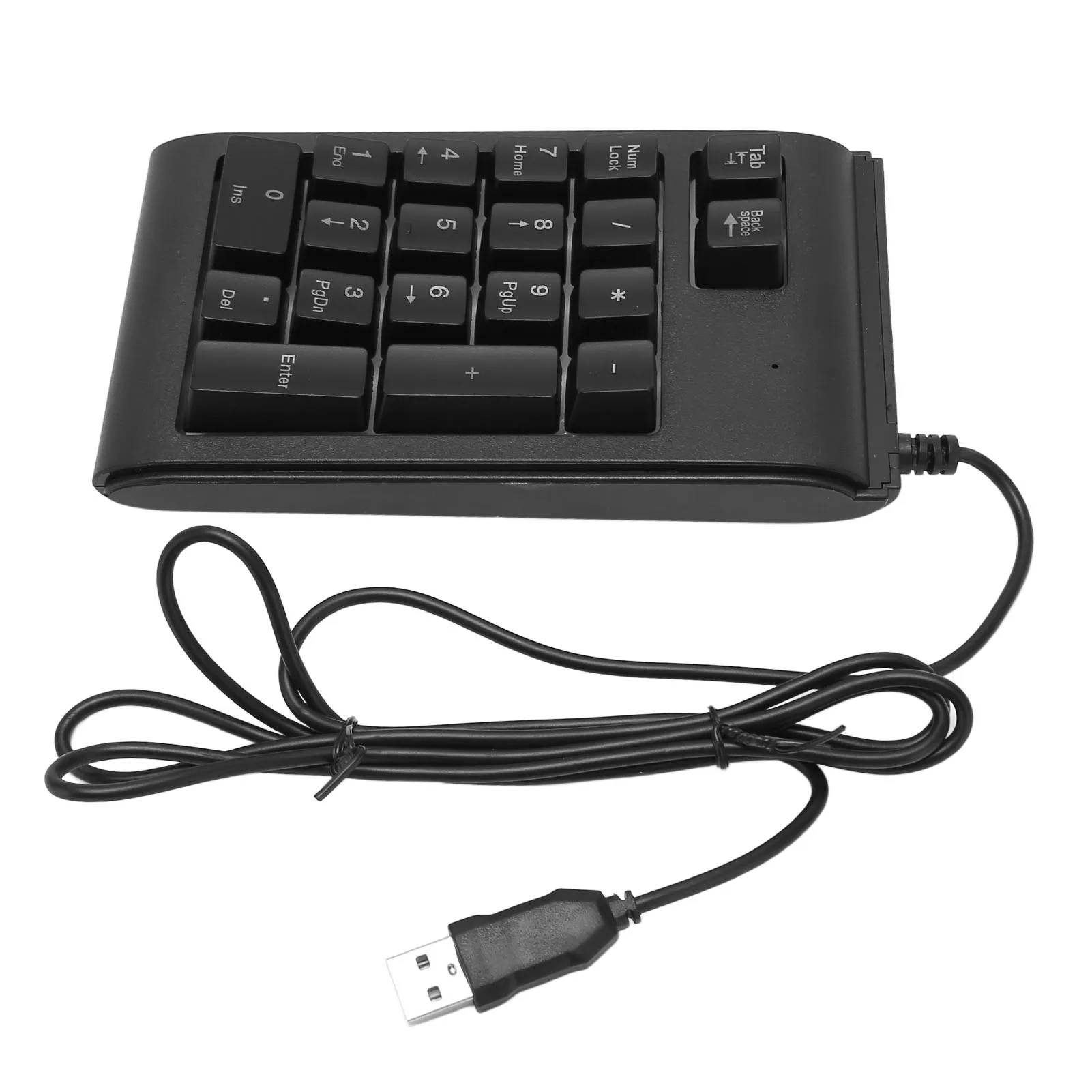 Цифрова клавиатура с 19 клавиши и U-образна лети бутони с подсветка 3 цвята, Щепсела и да играе USB-жични клавиатура с цифрова клавиатура, подходяща за настолни лаптопи