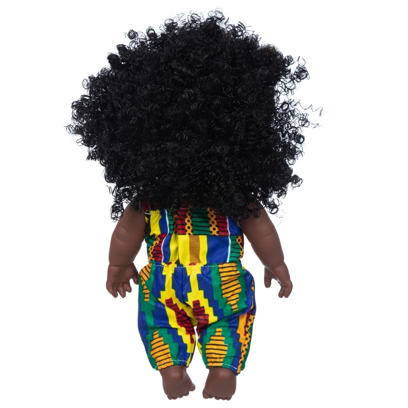 Модерен гащеризон за малки африкански кукли Pop Reborn Silico Bathrobre Vny 30 см Born Poupee Boneca, детска мека играчка за момичета