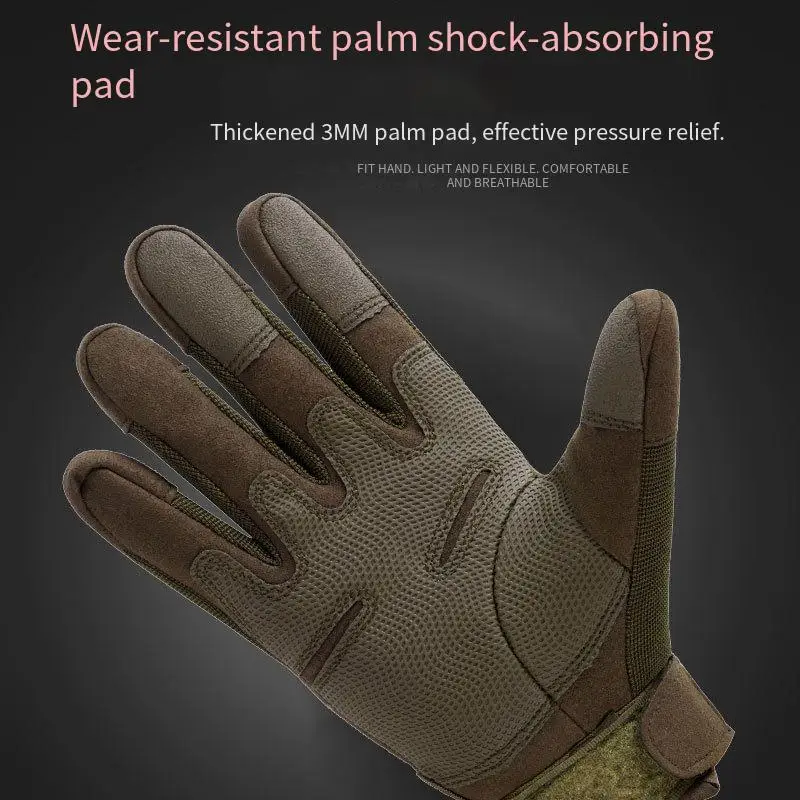 Мъжки военни ръкавици от ставите на пръстите, тактически ръкавици с чувствителен на допир екран, тактически меки гумени бронирани ръкавици, водоустойчиви, устойчиви на гумата, мъжки