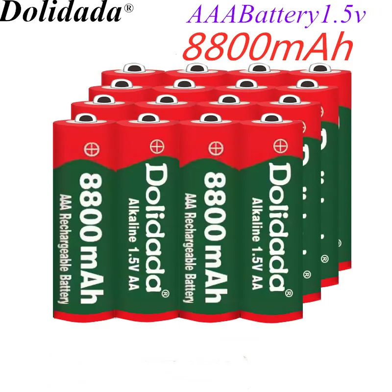 Batterie alcaline AAA rechargeable 100% 8800 mAh V pour télécommande, jouet léger, livraison gratuite, nouveauté 1.5