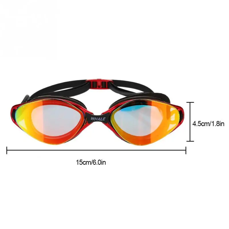 Възрастни китовете Професионални очила за плуване с защита срещу замъгляване и виолетови, Регулируеми силиконови очила за плуване Очила, очила за плуване