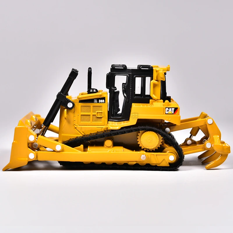 Верижен булдозер CAT XLD6R за моделиране на строителна техника в мащаб 1/64 от сплав, модел на автомобила, подарък за възрастни и деца, играчка кола