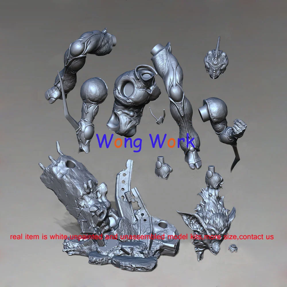 Уонг Work Неокрашенный Мащаб 1/6 35cmH 1/8 26cmH 1/10 21cmH 3D Печат В Разглобено формата на Гаражни комплекти GK Model Kit Фигура TTG-220711-03