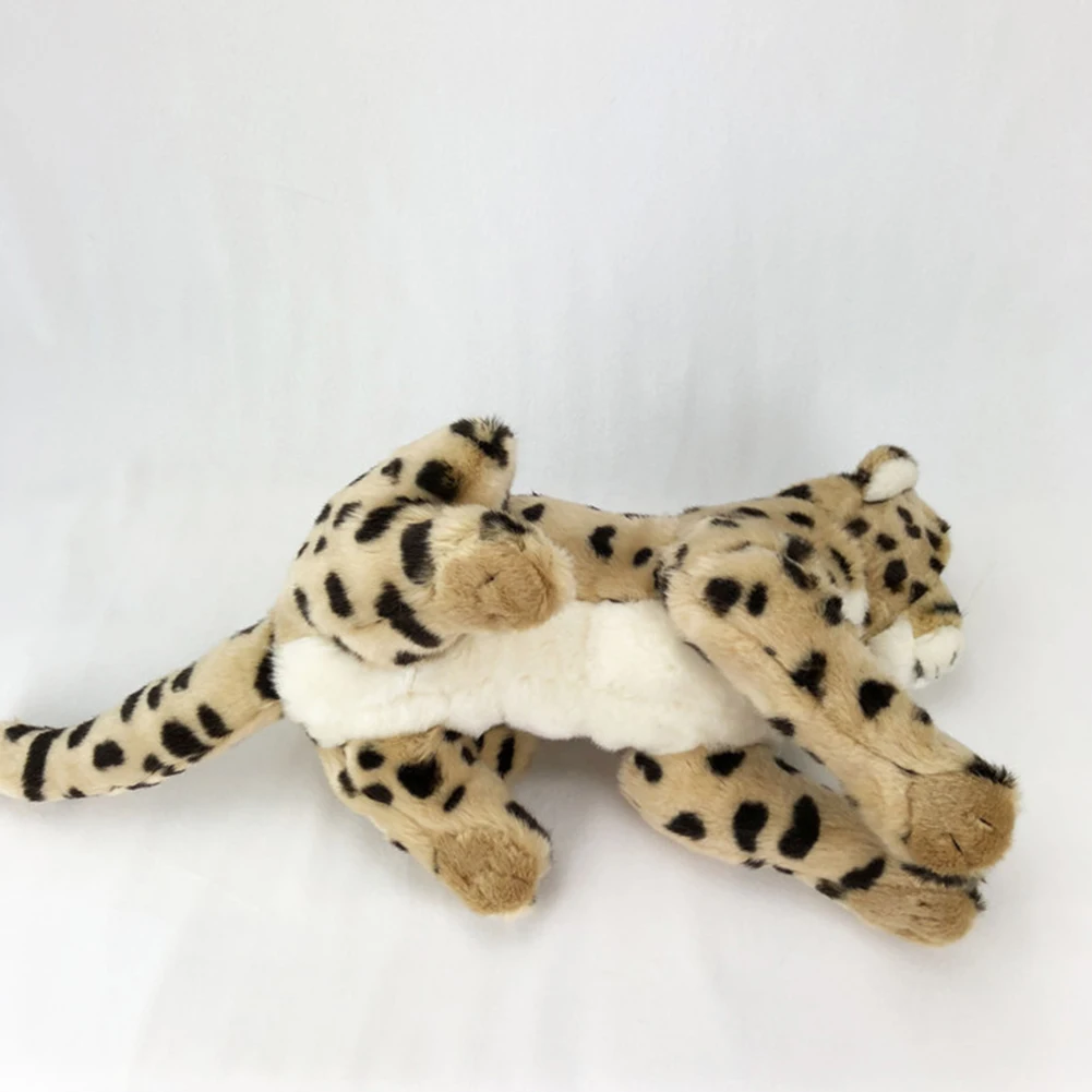 55 см Имитация на Леопард Пантера Джунглата Животно Мека Детска Играчка Плюшен Домашен Разтегателен Декор