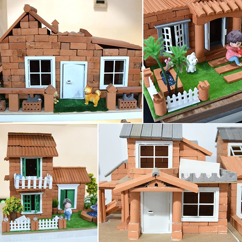 Мини-къща, вила, Пластмасови врати и прозорци, Моделиране на дома и миниатюрни украса куклена къща със собствените си ръце Миниатюрни аксесоари