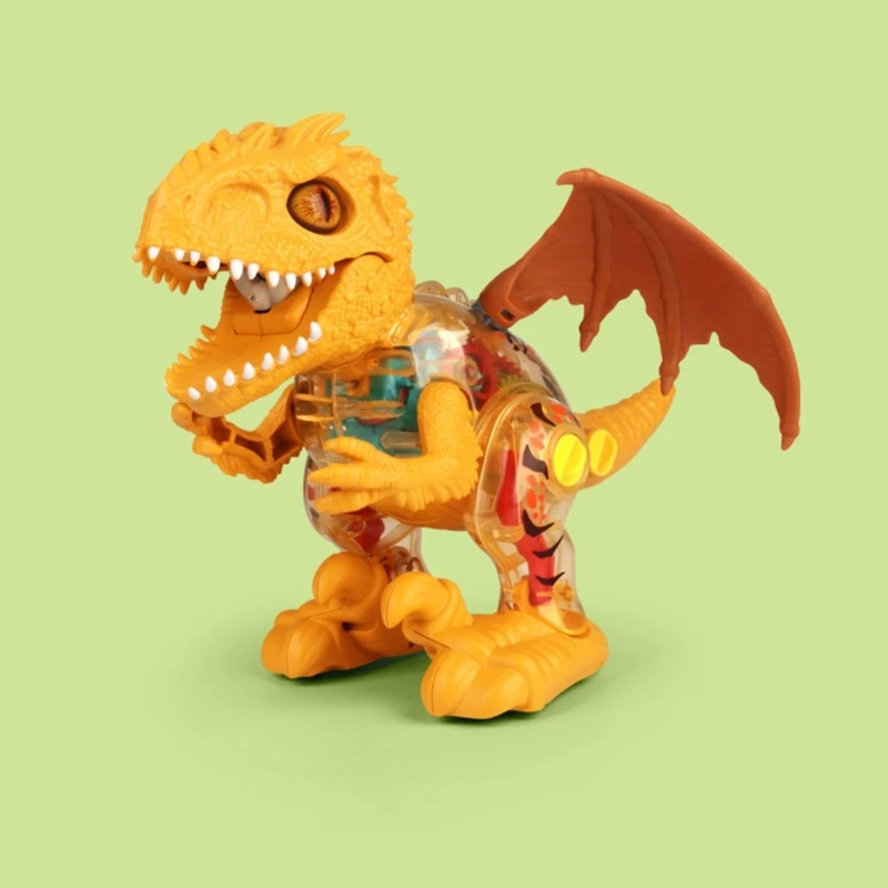 Динозавър F1CB, Ходячая играчка-Динозавър, с Лек Ревущим звук, робот за пръскане мъгла