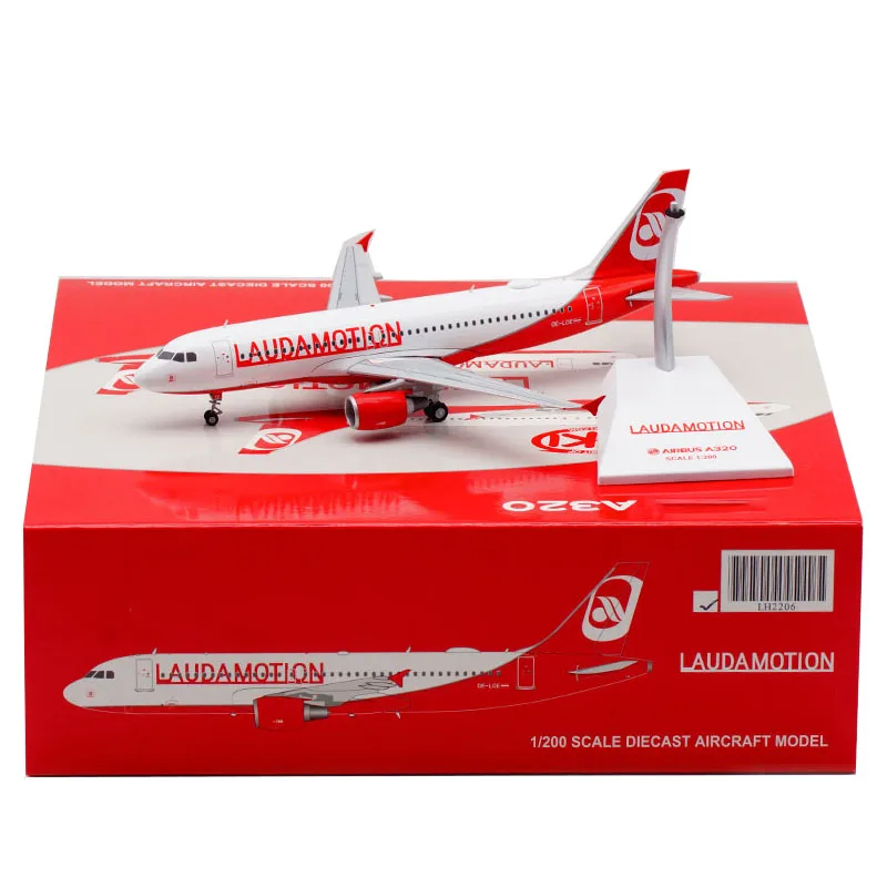 Лят под налягане Рафтинг в мащаб 1:200 A320 LaudaMotion Airline въздухоплавателни средства 320 Модел Самолет Самолети са подбрани Шоу-Модел на Колекция от Играчки Подарък