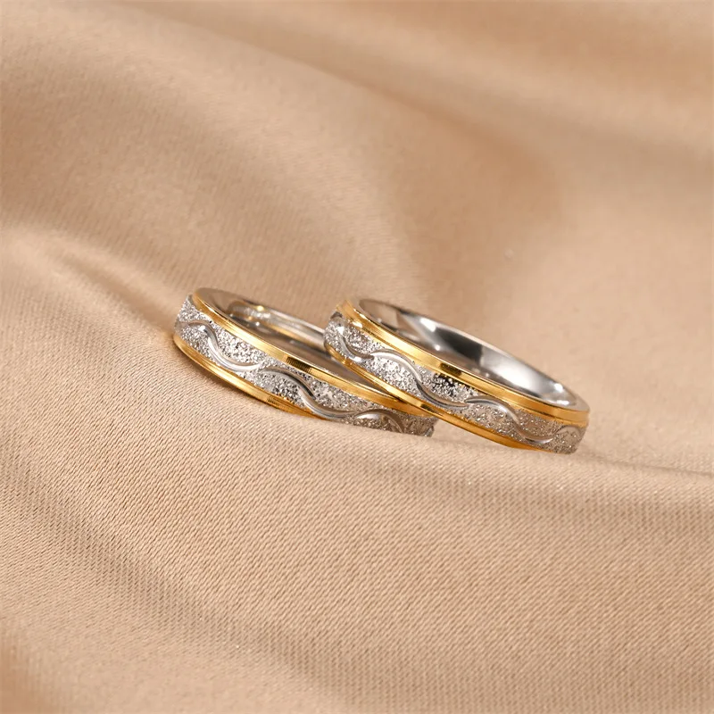 Дамски пръстени от титанов стомана без scuffs