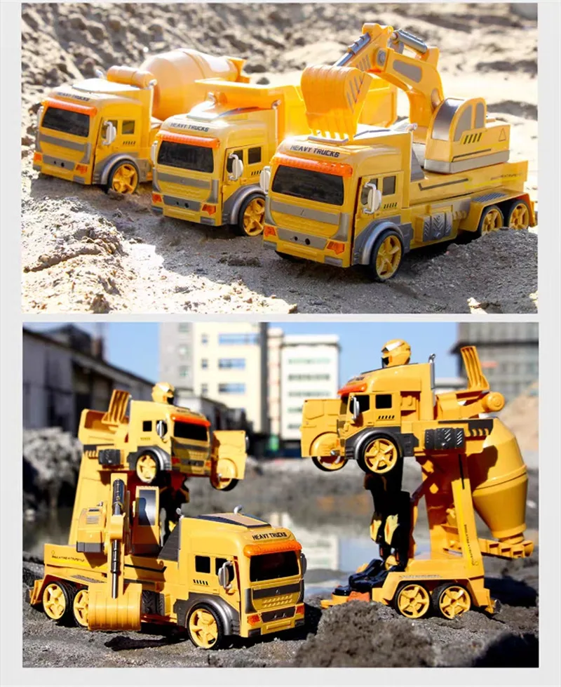 Играчка робот-багер с дистанционно управление, Радио-управляеми коли, Робот Трансформатор с докосване, Спортен багер, Дрейфующая модел